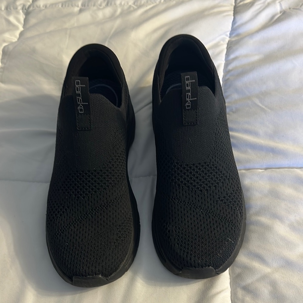 Black Womens Dansko Slip-On Shoes